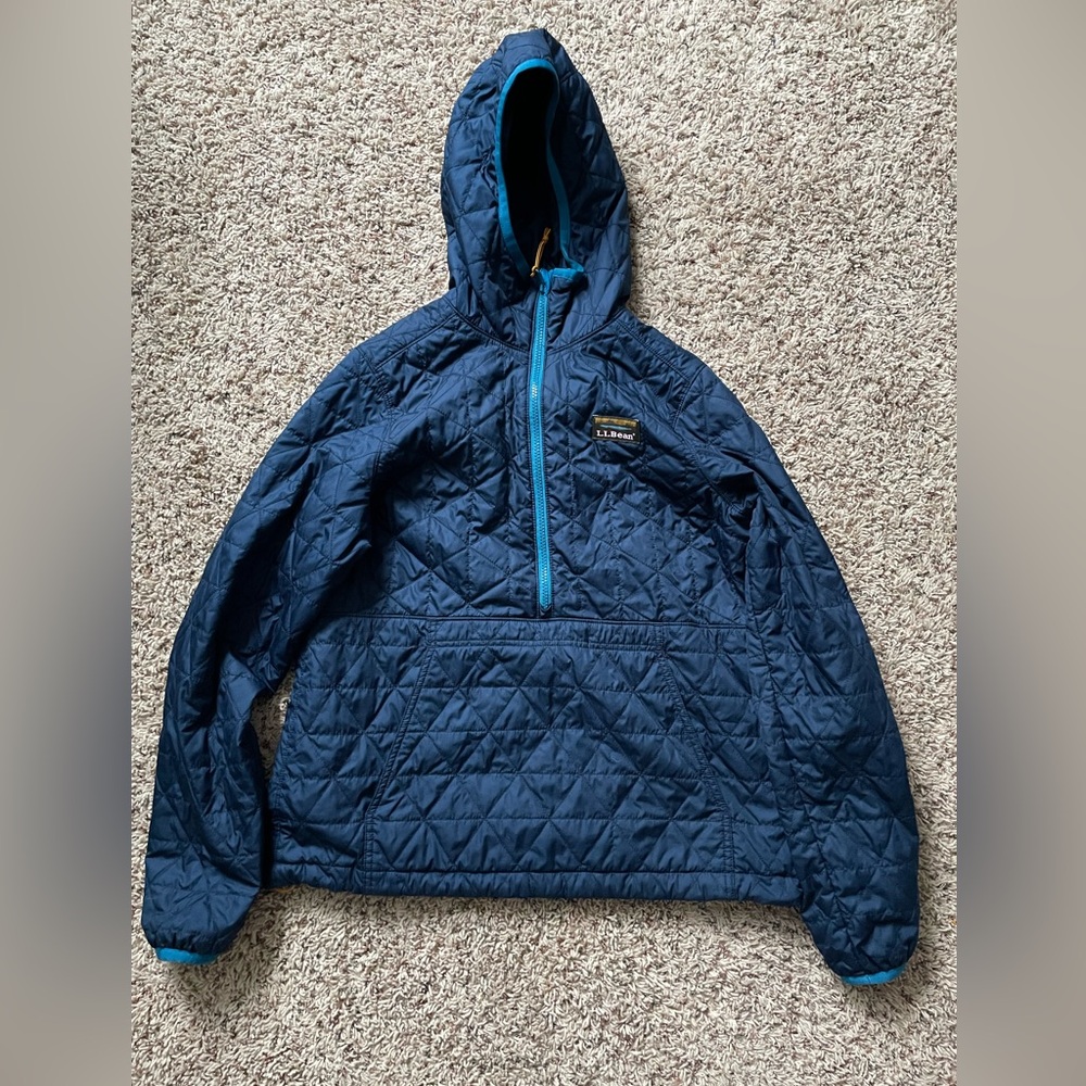 L.L. Bean Women’s Katahdin Navy Quilted Puffer Jacket